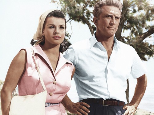 Hollywood Photo Archive, Senta Berger with Kirk Douglas