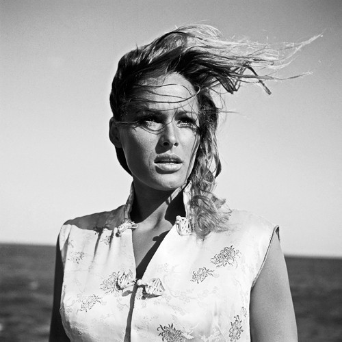 Hollywood Photo Archive, Ursula Andress - Dr. No (Schauspielerin, Portait, Diva,  Schönheit, Film, Persönlichkeiten, Fotografie, Wohnzimmer, Kino, Grafik, Wunschgröße, schwarz/weiß)