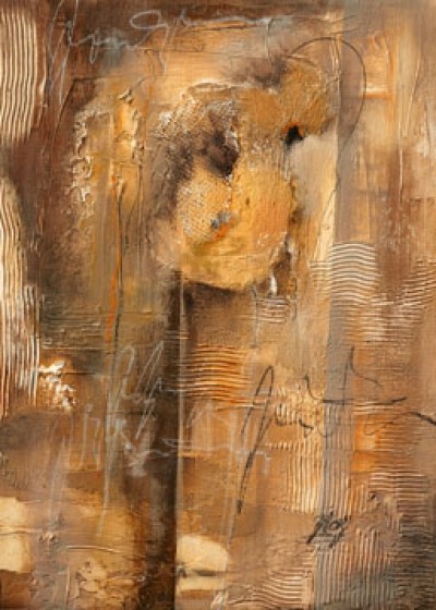 Petra Blob, Erinnerungen II (Abstrakte Malerei, Blumen, Büro, Business)
