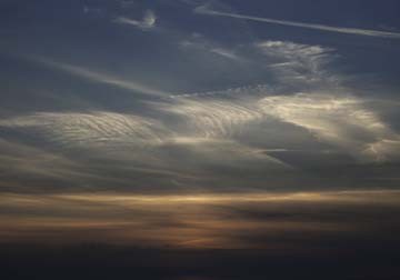 Bogdan Paprotny, Stille (Himmel, Sonnenuntergang,  Perspektive, Fotokunst, Wunschgröße, Wohnzimmer, Treppenhaus, bunt)