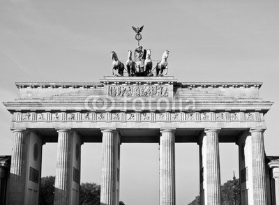 c, Brandenburger Tor, Berlin (Wunschgröße, Fotografie, Photografie, Frühklassizismus, nationales Symbol, Symbol, Wahrzeichen, Säulen, Johann Gottfried Schadow, Deutschland, Metropole, Berlin, Tor, Quadriga, Skulpturen, Attika, Relief, Büro, Business, bunt)