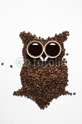 casfotoarda, coffee core owl (eulen, nacht, kaffee, kerngehÃ¤use, bohne, kaffee, mocha, tassen, tassen, braun, weiÃŸ, schlafen, erwachen, wid)