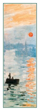 Claude Monet, Impression (Impressionismus, Malerei, Meeresbrise, Le Havre, Hafen, Sonnenaufgang, Dunst, Nebel, Boot, Spiegelungen, Normandie, Frankreich, Schlafzimmer, Wohnzimmer, Wintergarten, Arztpraxis,bunt,Klassiker)