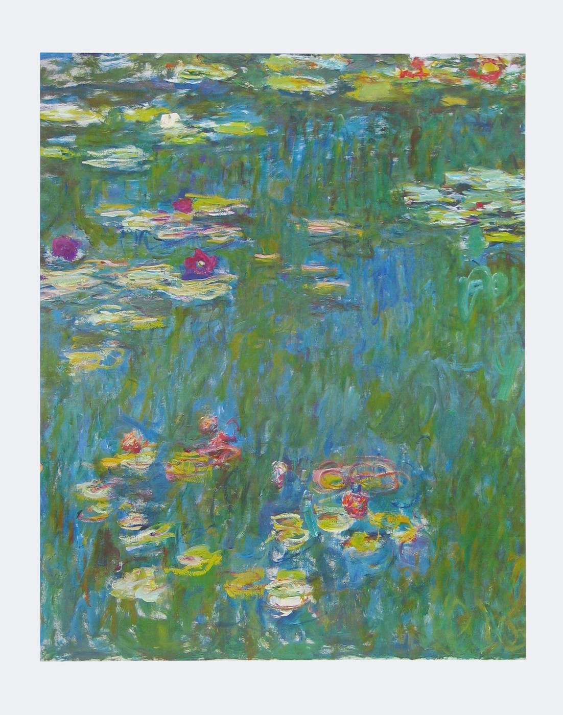 Wandbild Claude Seerosenteich (Ausschnitt)