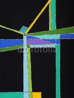 clivewa, an abstract painting (malerei, abstrakt, architektonisch, kunst, kulisse, hintergrund, blau, bücher, brücke, gebäude, beton, bauen, konstruktion, altersgenosse, deckung, kreativ, kreuz, dunkel, dekoration, dekorativ, entwerfen, rahmen, rahmen, geometrisch, geometrie, grafi)