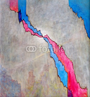 clivewa, an abstract painting (malerei, malen, knäcke, abstrakt, abstraktion, kunst, hintergrund, abgrund, altersgenosse, kreativ, dekorativ, kante, cutter, hohleisen, zackig, neu, trennung, miete, retro, bruch, split, spaltun)
