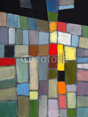 clivewa, an abstract painting (malerei, abstrakt, abstraktion, aufstellung, kunstvoll, artwork, hintergrund, blöcke, box, collage, bunt, altersgenosse, kreativ, dekorativ, geometrisch, grafik, grid, grunge, linear, modern, modernismo, original, mustern, gleichmäßig, retro, rau)