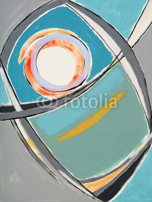 clivewa, an abstract painting (malerei, abstrakt, außergewöhnlich, tapete, grün, rot, geometrie, gelb, hell, kurve, altersgenosse, kreis, grafik, arc, element, zeichnung, schwarz, geformt, modern, kreativ, abbildung, geometrisch, artwork, dekorativ, retro, linie, textur, we)
