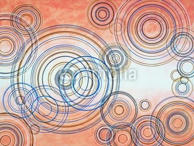 clivewa, an abstract painting (abstrakt, abstraktion, arc, kunst, kunstvoll, artwork, arty, hintergrund, blau, bücher, hell, kreis, kreisförmig, bunt, mittig, altersgenosse, deckung, kreativ, dekorativ, entwerfen, design, geometrisch, geometrie, abbild, linie, modern, modernism)