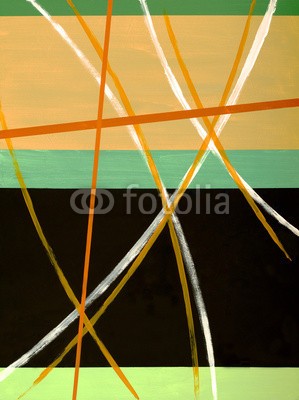 clivewa, an abstract painting (abstrakt, abstraktion, malerei, blöcke, linear, tapete, viereck, formular, grün, abstreifen, bunt, geometrie, arc, gelb, altersgenosse, kreis, ring, folgerichtig, watt, design, schwarz, modern, logik, kreativ, geometrisch, kreisförmig, artwork, rund)