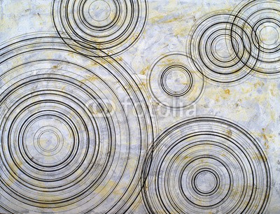 clivewa, an abstract painting (malerei, kreisförmig, ring, kreis, arc, geometrie, hell, altersgenosse, abstrakt, modern, kreativ, geometrisch, artwork, runde, dekorativ, retro, abstraktion, gleichmäßig, kräuseln, arty, kunst, hintergrund, grunge, abbil)
