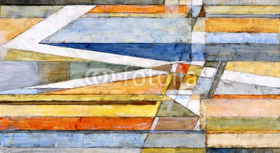 clivewa, Zigzag #1 (malerei, abstrakt, abstraktion, modern, kunst, bunt, tapete, geometrie, studio, altersgenosse, geschichtet, grafik, design, kreativ, farbenskala, geometrisch, linear, artwork, modernismo, dekorativ, bürste, retro, linie, eckige, textur, web, entwerfe)