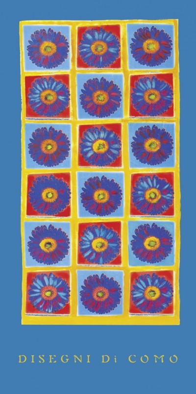 Comi Disegni, Margarita (Blumen, Blüten, Reihe, Modern, Pop Art, Grafik, Plakatkunst, Wohnzimmer, Treppenhaus,)