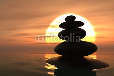 dampoint, Zen pebbles stacked in sunset (Wunschgröße, Fotografie, Photografie, Wasser, Meer, Steine, Kieselsteine, Turm, Yoga, Sonnenuntergang, Zen, Buddhismus, Konzentration, Meditation, Ruhe, Stille, Entspannung, Wellness, Badezimmer, Schlafzimmer, bunt)