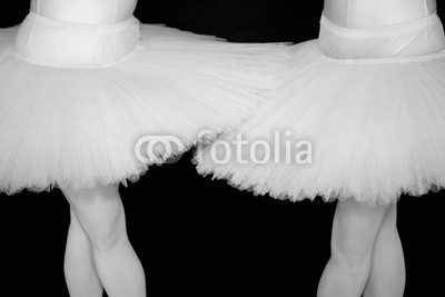 daniel mauch, ballerina (Wunschgröße, Fotografie, Photografie, figurativ, Mensch, Frau, Tänzerin, Ballerina, Ballett, Detail, Ausschnitt, Beine, Harmonie, Eleganz, Tutu, Tüllkleid, Tanzschule, Ballettschule, schwarz / weiß)