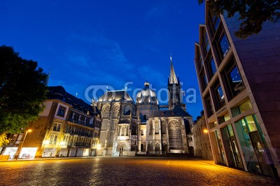 davis, Aachener Dom (aachen, architektur, dom, stadt, nacht, licht, winter, schnee, deutsch, europa, stadt, himmel, dom, kirche, kultur, monuments, religion, tourismus, touriste)