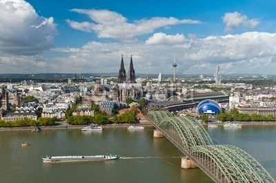 davis, KÃ¶ln (cologne, cologne, stadt, rhein, panorama, dom, deutsch, kirche, cologne, flieÃŸen, orientierungspunkt, himmel, tourismus, brÃ¼ck)