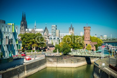 davis, KÃ¶ln (cologne, cologne, dom, rhein, hafen, architektur, somme)