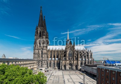 davis, KÃ¶lner Dom (cologne, cologne, dom, sommer, stadt, architektur, kirch)