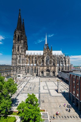 davis, KÃ¶lner Dom (cologne, cologne, dom, sommer, stadt, architektur, kirch)