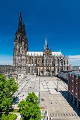 davis, KÃ¶lner Dom (cologne, cologne, dom, sommer, stadt, architektur, kirch)