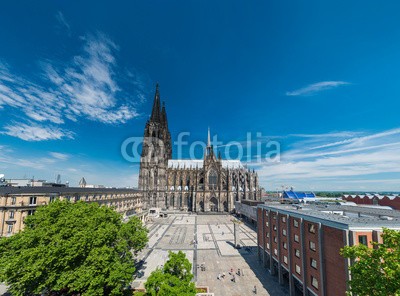 davis, KÃ¶lner Dom (cologne, cologne, dom, sommer, stadt, architektur, kirch)