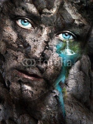 dflohr, Baumfrau (baum, baumspiegelung, bizarre, close-up, aquamarine, dramatisch, element, welt, esme, vorstellung, phantastisch, faqs, fluÃŸ, frau, geheimisvoll, geheimnisvoll, gesicht, anschein, grau, gruen, kopf, licht, mutter, mystica, mystisch, baumpilz, schatte)