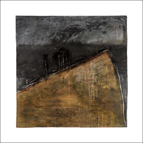 Didier JACQUIER, Sans titre, 2008 (Modern, Malerei, Abstrakt, Farbfelder, Linien, Muster, geometrische Formen, grau / braun)