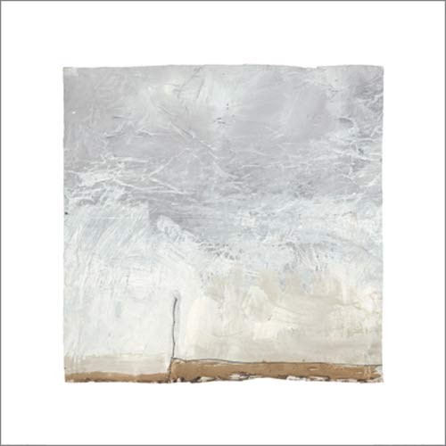 Didier JACQUIER, Sans titre (Modern, Malerei, Abstrakt, Farbfelder, Linien, grau, blau)