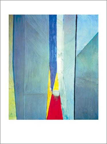  DIEBENKORN, Ocean Park N 10, 1968 (Abstrakte Malerei, Farbflächen, Farbfelder, abstrakte Muster, modern, Wohnzimmer, Treppenhaus, Büro, bunt)