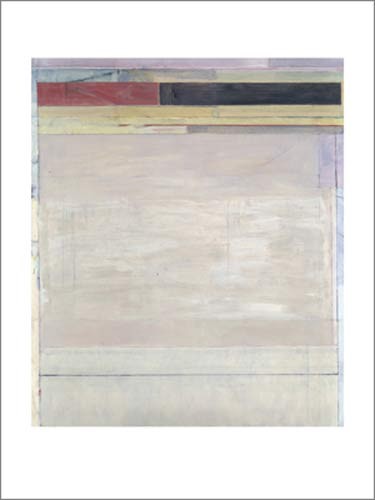  DIEBENKORN, Ocean Park N 124, 1980 (Abstrakte Malerei, Farbflächen, Farbfelder, abstrakte Muster, modern, Wohnzimmer, Treppenhaus, Büro, bunt)