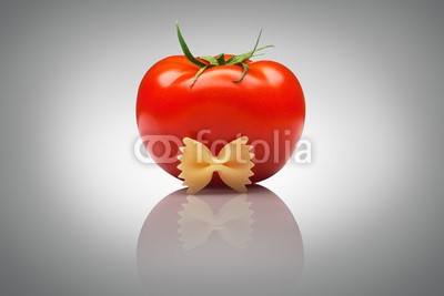 Dmitry Fisher, Quite an imposing sir tomato. (tomaten, ideen, makkaroni, rot, gemÃ¼se, vegetarisch, geliebter, bogen, reiter, schlieÃŸen, close-up, verfÃ¤rbt, konzept, kochen, kreativ, kÃ¼che, feeds, essbar, essen, frisch, gradient, ernten, gesundheit, italien, ketchup, mahlzeit, mittelmee)