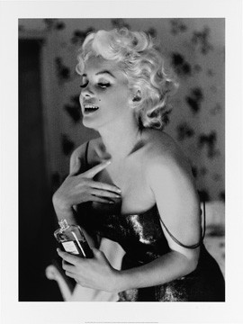 Ed Feingersh, Marilyn Monroe, Chanel No.5 (Persönlichkeiten, Marilyn Monroe, Schauspielerin, sexy, Fotokunst, Bar, Bistro, Wohnzimmer,schwarz/weiß)