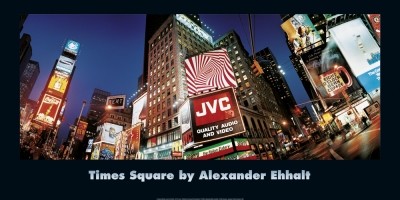 Alexander Ehhalt, On The Corner (Fotografie, Städte, Metropole, New York, Time Square, Perspektive, Amerika, Büro, Wohnzimmer, bunt)