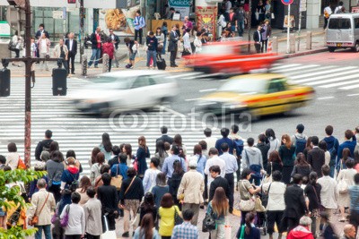 eyetronic, Straßenkreuzung in Tokio (shibuya, japan, tokyo, tokyo, kreuzung, straße, leute, crossroad, straße, japanisch, menschenmenge, leute, person, menge, masse, überqueren, spaziergang, asien, fußgänger, zebrastreifen, crossroad, einkaufen, fußgänger, zebrastreifen, hauptstad)