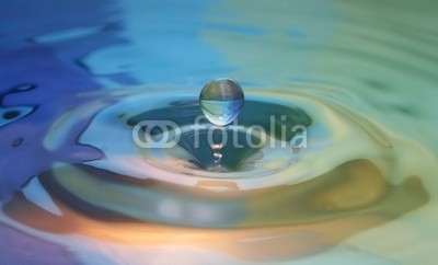 Fabrice, water drop (wasser, gicht, levitation, coloured, regenbogen, welle, ball, abstrakt, kunst, schüssel, levitation, wirbe)