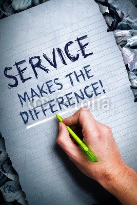 fotogestoeber, Service makes the difference (dienstleistungen, support, papier, qualität, consulting, erfolg, unterschied, manage, strategie, verbesserung, klient, optimieren, business, planes, aufführung, märkte, anbieten, wirtschaftliches, seminar, abschluss, kippe, meinung, berater, lehre)