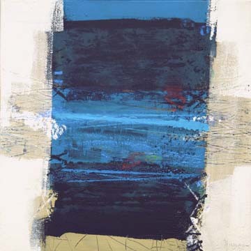 Francesco Cusumano, Acqua I (Wunschgröße, Abstrakte Malerei,  Abstrakt, modern, Farbfelder,  Business, Büro,   Wohnzimmer, blau,grau, beige)