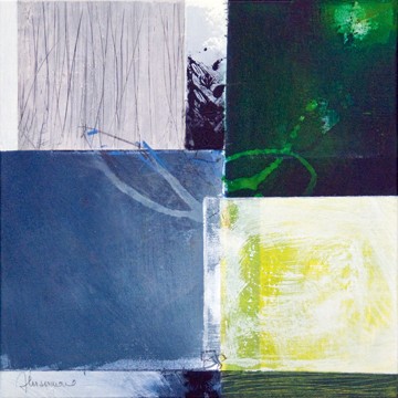 Francesco Cusumano, Compositione verde II (Wunschgröße, Abstrakte Malerei, Abstrakt, Business, Büro,  Wohnzimmer, Farbflächen, Spachtelspuren, zeitgenössisch,)