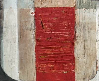 Gabriele Middelmann, Camella (Abstrakt, Malerei, geometrisches Muster, pastos,  Wunschgröße, Büro, Wohnzimmer, Treppenhaus, zeitgenössisch, bunt)