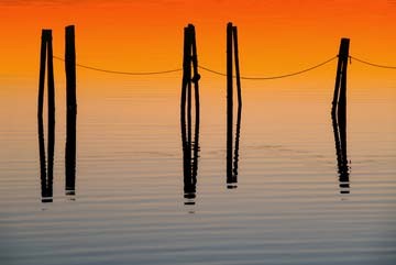 Gerhard Rossmeissl, Horizont und Licht IV (Meer, Sonnenuntergang, Ruhe, Stille, Wellness,  Wunschgröße, Fotografie, Schlafzimmer, Wohnzimmer, zeitgenössisch, Meeresbrise,  bunt)