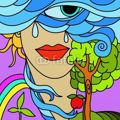 goccedicolore, nuvole astratto (gesicht, wolken, abstrakt, erdmutter, natur, auge, weiblich, lippen, mund, wasser, fallen lassen, himmel, welle, Ã¤pfel, obst, regenbogen, sonne, partikel, natur, postkarte, haare, blues, attraktiv, schÃ¶nheit, landschaft, farb, vorstellung, zeichnun)