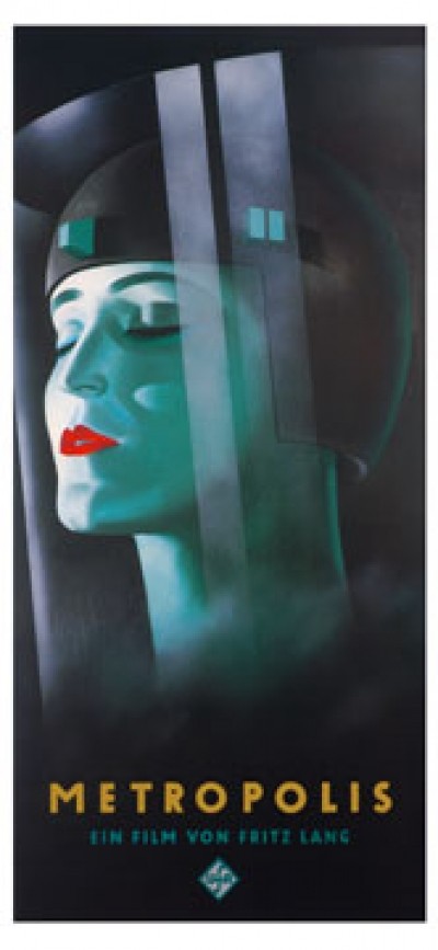 Werner Graul, Metropolis (Klassische Moderne,Persönlichkeiten, Plakatkunst, Film, Fritz Lang, Portrait, Frau,)