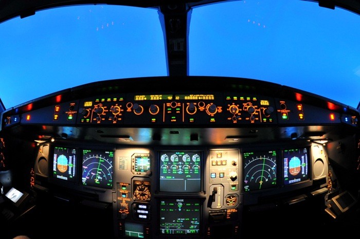Hady Khandani, COCKPIT INSTRUMENTS 5 (HADYPHOTO, Fotografie, Cockpit, Flugzeug, Armaturen, Instrumente, Technik, Wunschgröße, bunt)