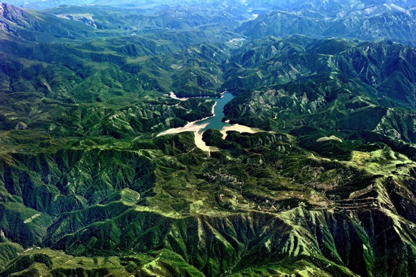 Hady Khandani, GEO ART - HIDA MOUNTAIN RANGE - JAPAN 2 (HADYPHOTO,Fotografie, Landschaftsfotografie, Luftaufnahmen, Büro, Wohnzimmer, Asien,Japan,Gebirge, See, Wunschgröße)