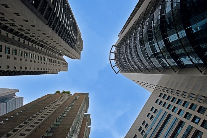 Hady Khandani, KUALA LUMPUR SKYSCRAPERS (HADYPHOTO, Fotografie, Städte, Metropole, Hauptstädte, Asien, Hochhäuser, Wolkenkratzer, Untersicht, Perspektive, Architektur, Büro, Wohnzimmer, Treppenhaus, Wunschgröße, bunt)