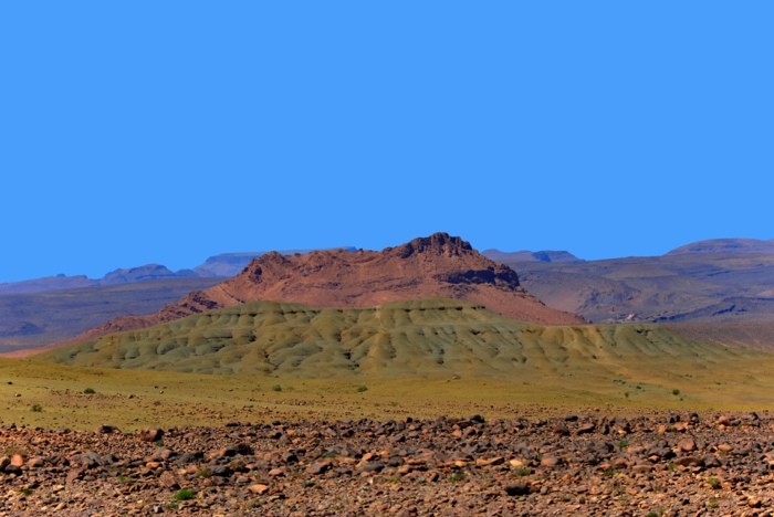 Hady Khandani, MOUNTAINS BETWEEN MERZOUGA AND NEKOB - MOROCCO 2 (HADYPHOTO, Fotografie, Landschaft, Berg, Gebirge,   Marokko, Afrika, Wohnzimmer, Treppenhaus, Wunschgröße, bunt)