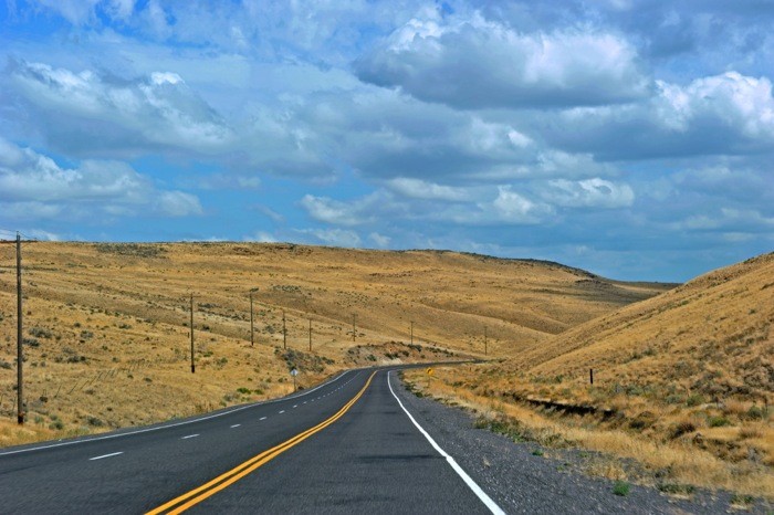 Hady Khandani, ROAD NEAR ELLENSBURG - WASHINGTON STATE