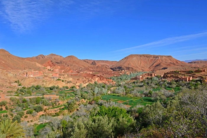 Hady Khandani, VILLAGES AND OASIS IN THE DADES GORGE - MOROCCO 2 (HADYPHOTO, Fotografie,   Landschaftsfotografie, Landschaft, Berge, Bergdorf, Oase, Marokko, Afrika, Wohnzimmer, Treppenhaus, Wunschgröße, bunt)