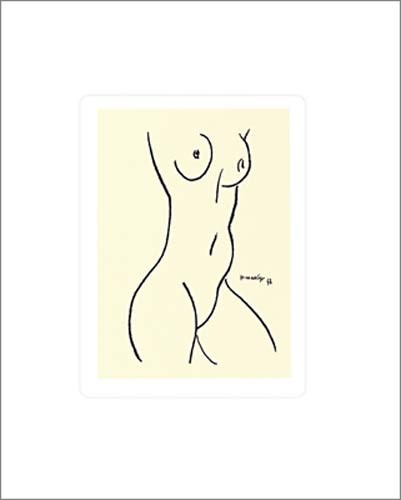 Henri Matisse, Nu, 1952 (Büttenpapier) (Zeichnung, Erotik, nackte Frau,  Klassische Moderne, Wohnzimmer, Treppenhaus, Schlafzimmer, schwarz/weiß)